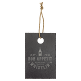 Rectangle Slate Cutting Board with Hanger String, 9" x 6"