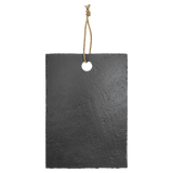 Rectangle Slate Cutting Board with Hanger String, 13 3/4" x 9 3/4"