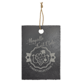 Rectangle Slate Cutting Board with Hanger String, 13 3/4" x 9 3/4"