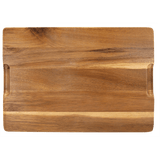 Acacia Wood/Slate Cutting Board, 13" x 9"