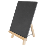 Slate Sign with Wood Easel, 6 3/4" x 7 3/4"