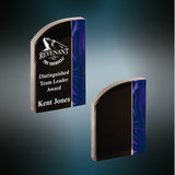 Wave Red/Blue Velvet Acrylic Corporate Award